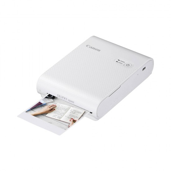 Canon Selphy Square QX10 Photo Printer White (4108C010AA) (CANQX10WH)