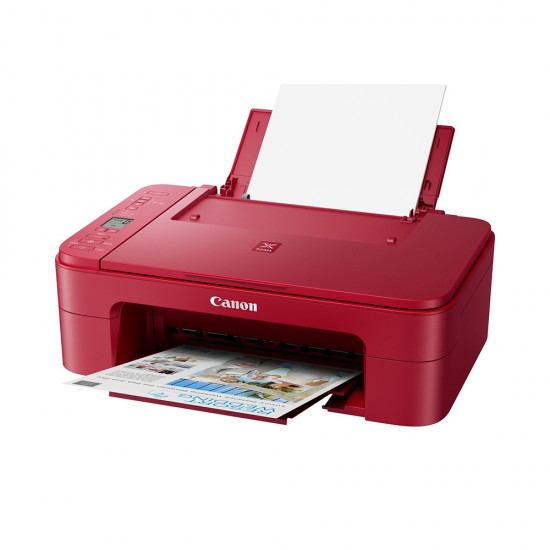 Canon PIXMA TS3352 WiFi MFP (Red) (3771C046AA) (CANTS3352)