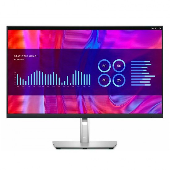 DELL P2723DE QHD Ergonomic Docking Monitor 27'' USB-C & RJ45 (210-BDEH) (DELP2723DE)