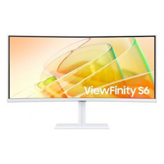 SAMSUNG LS34C650TAUXEN Professional WQHD Curved Monitor 34'' Thunderbolt4 (White) (SAMLS34C652UAUXEN)