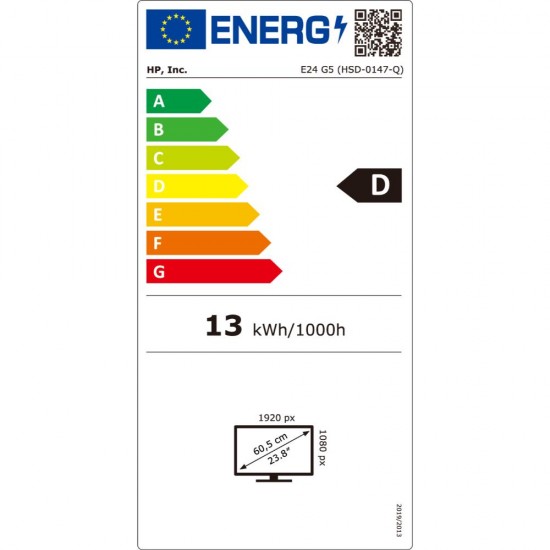 HP E24 G5 FHD IPS Ergonomic Monitor 24 (6N6E9AA) (HP#6N6E9AA)