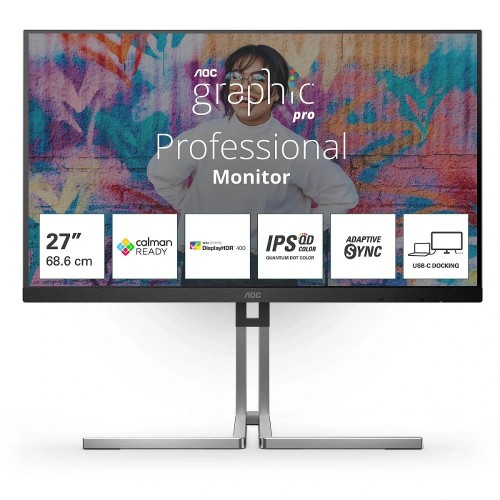 AOC Q27U3CV QHD Grapgic Pro Monitor 27' (Q27U3CV) (AOCQ27U3CV) AOC Q27U3CV QHD Grapgic Pro Monitor 27' (Q27U3CV) (AOCQ27U3CV)