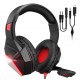 MPOW gaming headset BMBH414ARSD LED, multiplatform, 3.5mm, μαύρο-κόκκινο