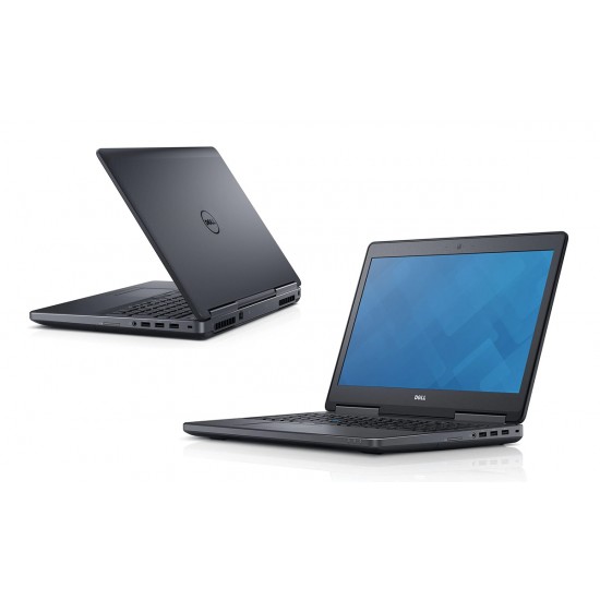 DELL Laptop Precision 7520, Factory Refurbished Grade A, i7-6920HQ, 32/512GB SSD, 15.6", Cam, Quadro M2200, Windows 10 Pro