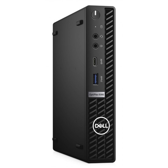 DELL PC OptiPlex 5080 Micro, Factory Refurbished Grade A, i5-10600T, 16GB, 256GB SSD, Windows 10 Pro