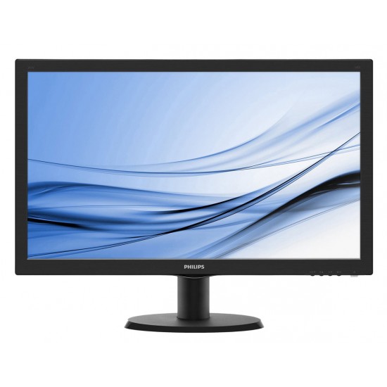 PHILIPS used οθόνη 243V5LHAB LED, 24" FULL HD, DVI/VGA, Grade A