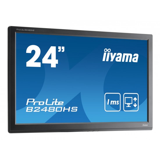 IIYAMA used οθόνη B2480H LED, 24" 1920x1080, VGA/DVI/HDMI, χωρίς βάση, Grade A IIYAMA used οθόνη B2480H LED, 24" 1920x1080, VGA/DVI/HDMI, χωρίς βάση, Grade A