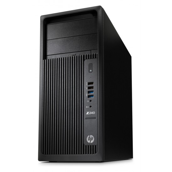 HP WorkStation Z240, E3-1225 V5, 16/250GB M.2, DVD, REF SQR