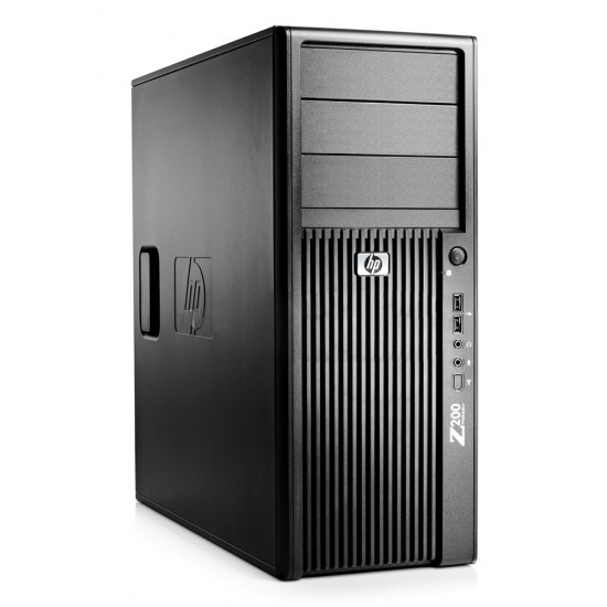 HP Workstation Z200 Tower, X3450, 8/240GB SSD, DVD, REF SQR