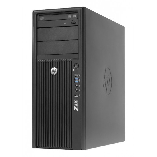 HP Workstation Z420 Tower, Refurbished Grade A Repainted, E51650 V2, 16GB, 1TB, DVD, Nvidia 410, FreeDOS