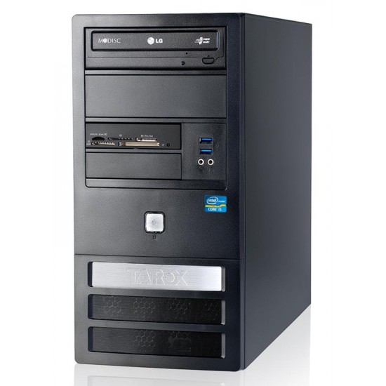 TAROX PC MT, Refurbished Grade A Repainted, E5700, 2GB, 320GB HDD, DVD, FreeDOS