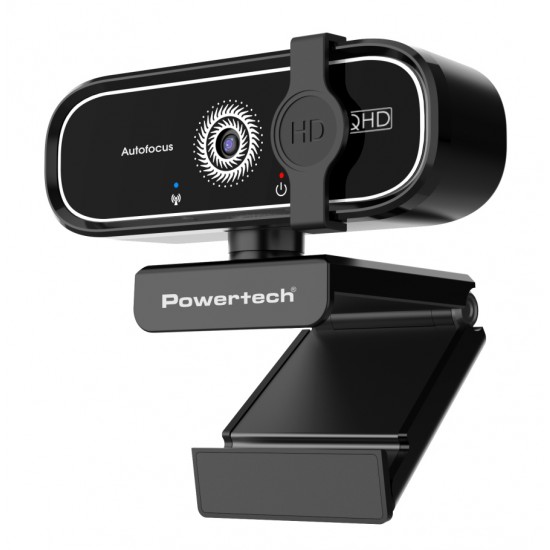 POWERTECH web camera PT-1427, 5MP, 2K QHD, αυτόματη εστίαση, 1.5m, μαύρη POWERTECH web camera PT-1427, 5MP, 2K QHD, αυτόματη εστίαση, 1.5m, μαύρη