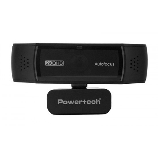 POWERTECH web camera PT-1428, 5MP, 2K QHD, αυτόματη εστίαση, 1.5m, μαύρη POWERTECH web camera PT-1428, 5MP, 2K QHD, αυτόματη εστίαση, 1.5m, μαύρη