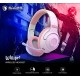 SADES gaming headset Whisper, wireless & wired, multiplatform, BT, ροζ