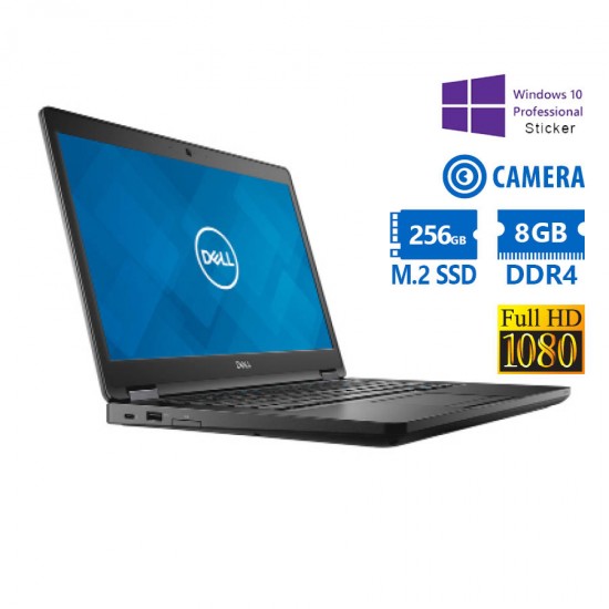 Dell (A-) Latitude 5480 i5-6200U/14\\"FHD/8GB DDR4/256GB M.2 SSD/No ODD/Camera/10P Grade A- Refurbishe Dell (A-) Latitude 5480 i5-6200U/14\\"FHD/8GB DDR4/256GB M.2 SSD/No ODD/Camera/10P Grade A- Refurbishe