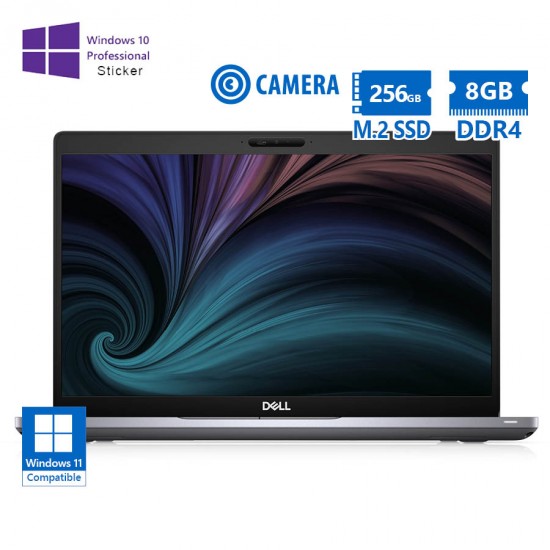 Dell (A-) Latitude 5510 i5-10310U/15.6\\&quot;/8GB DDR4/256GB M.2 SSD/No ODD/Camera/10P Grade A- Refurbishe
