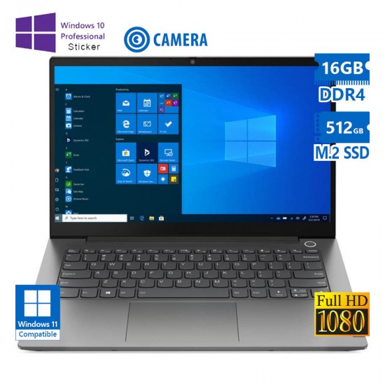 Lenovo (A-) ThinkBook 14 G2 ITL i7-1165G7/14\\&quot;FHD/16GB DDR4/512GB M.2 SSD/No ODD/Camera/10P Grade A-
