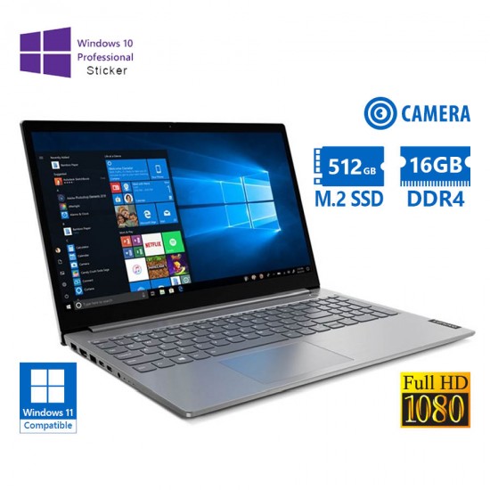 Lenovo (A-) ThinkBook 14-IIL i7-1065G7/14\\&quot;FHD/16GB DDR4/512GB M.2 SSD/No ODD/Camera/10P Grade A- Ref