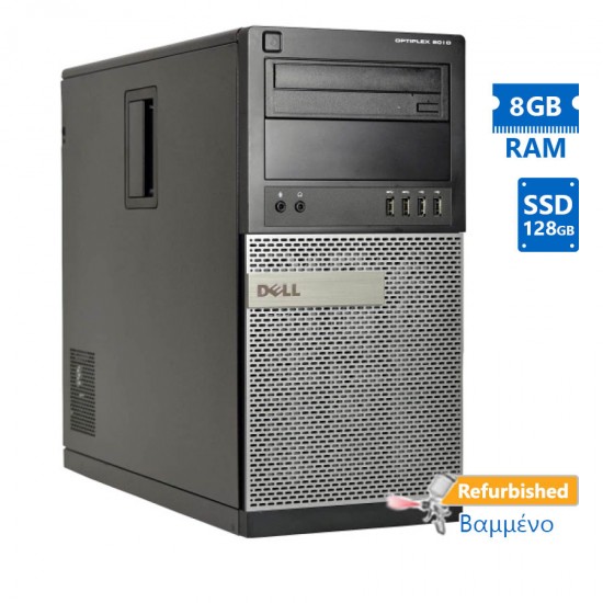 Dell 9010 Tower i7-3770/8GB DDR3/128GB SSD/DVD/7P Grade A+ Refurbished PC