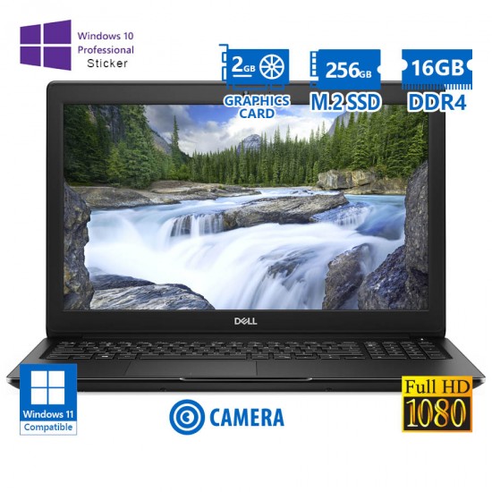 Dell (A-) Latitude 3500 i7-8565U/15.6\\&quot;FHD/16GB DDR4/256GB M.2 SSD/No ODD/GeForce MX130 2GB/Camera/10