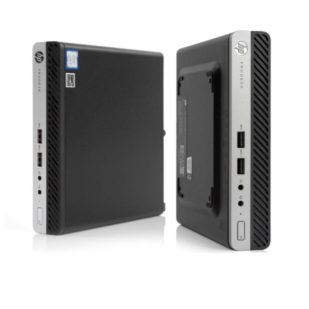 HP ProDesk 400G5 DM i3-9100T/8GB DDR4/256GB M.2 SSD/No ODD/10P Grade A Refurbished PC