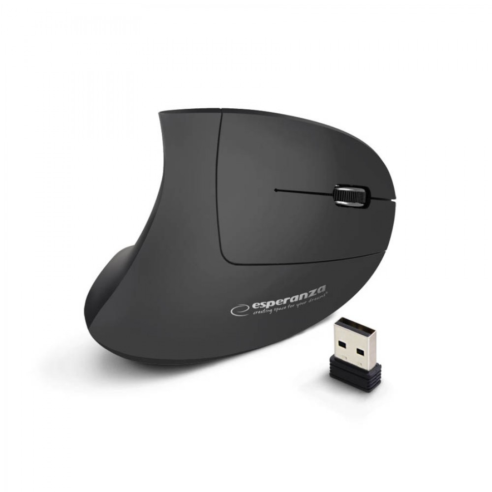 Ασύρματο Vertical Ποντίκι Corvus 6D 2.4Ghz 800-1600 Dpi μπλε/ασημί EM133
