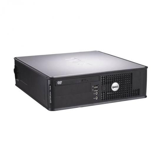 Dell 760 SFF C2D-E7400/4GB DDR2/250GB/DVD/Grade A Refurbished PC