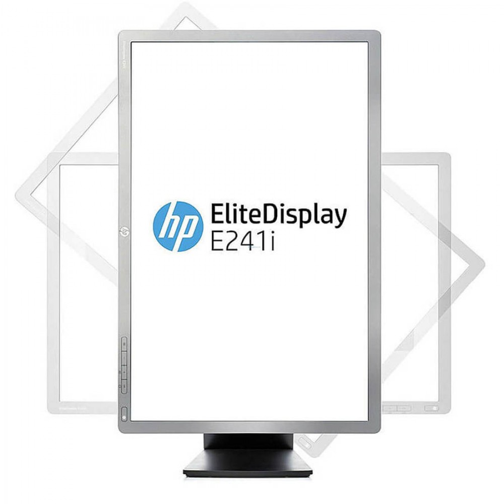 Used Monitor E241i IPS LED/HP/24``FHD/1920x1200/Wide/Silver/Black/D-SUB &amp; DVI-D &amp; DP &amp; USB HUB