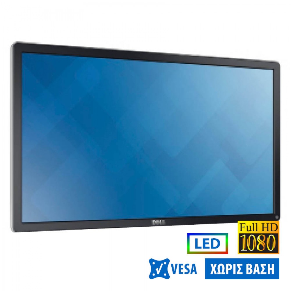Used Monitor P2414Hx LED/Dell/24``FHD/1920x1080/Wide/Silver/Black/No Stand/D-SUB &amp; DVI-D &amp; DP &amp; USB