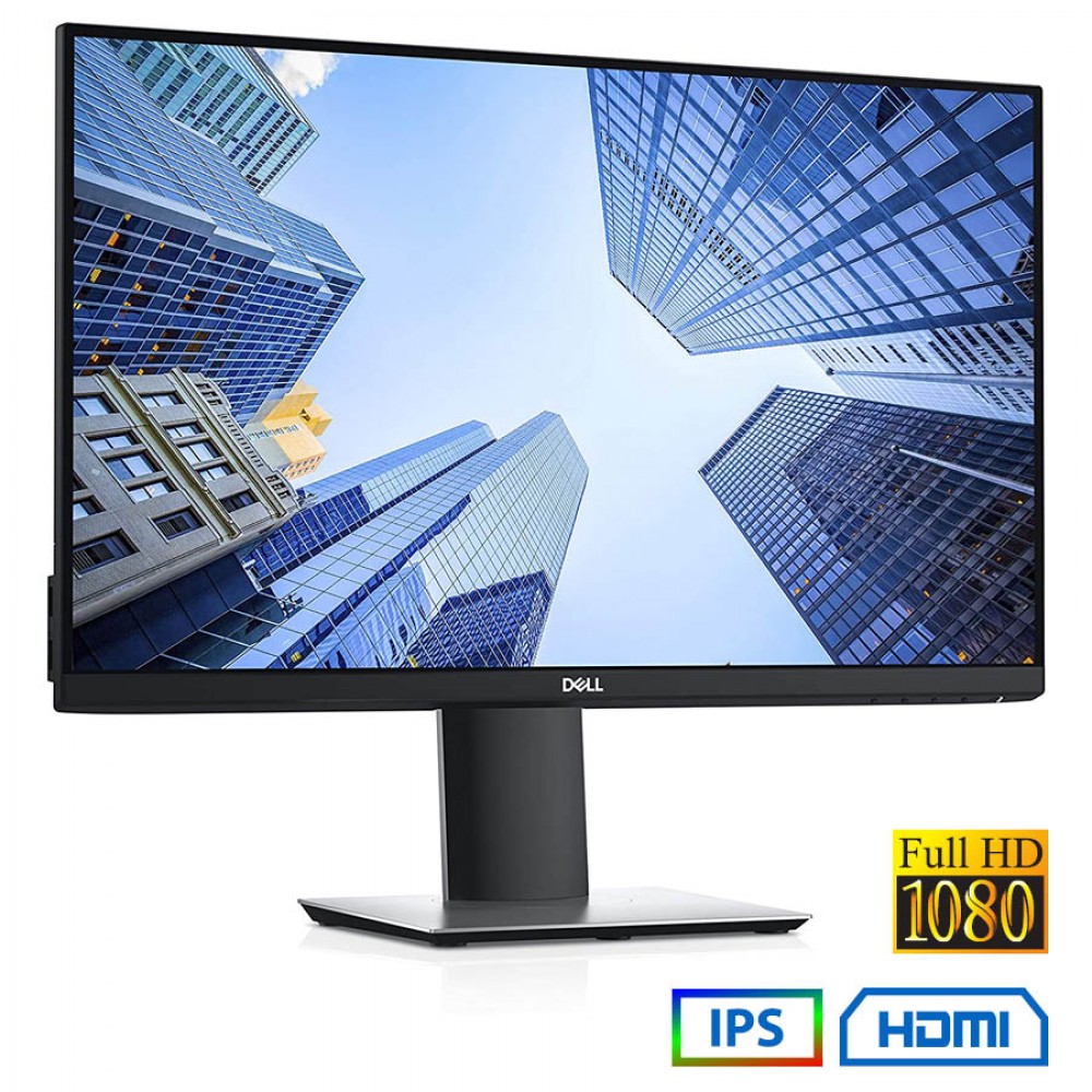 Used Monitor P2419H IPS LED/Dell/24``FHD/1920x1080/Wide/Black/D-SUB &amp; DP &amp; HDMI &amp; USB Hub