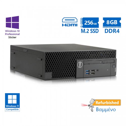 Dell 3060 SFF i5-8500/8GB DDR4/256GB M.2 SSD/DVD/10P Grade A+ Refurbished PC Dell 3060 SFF i5-8500/8GB DDR4/256GB M.2 SSD/DVD/10P Grade A+ Refurbished PC