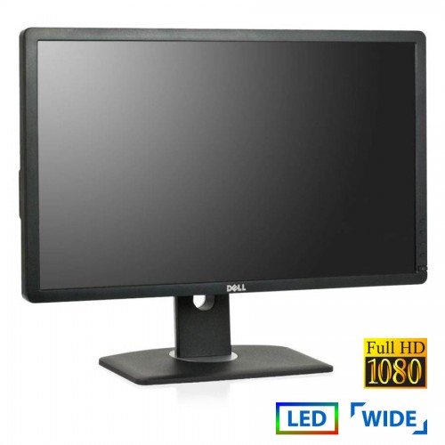 Used (A-) Monitor P2412Hx LED/Dell/24``FHD/1920x1080/Wide/Black/Grade A-/D-SUB &amp; DVI-D &amp; USB Hub