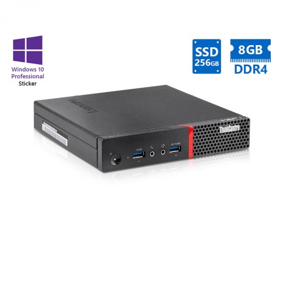 Lenovo ThinkCentre M900 Tiny i5-6500T/8GB DDR4/256GB SSD/No ODD/10P Grade A Refurbished PC