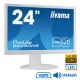 Used Monitor PL2480H LED/Iiyama/24``FHD/1920x1080/Wide/White/w/Speakers/D-SUB &amp; DVI-D &amp; HDMI