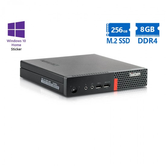 Lenovo ThinkCentre M710q Tiny i5-6400T/8GB DDR4/256GB M.2 SSD/No ODD/10H Grade A Refurbished PC