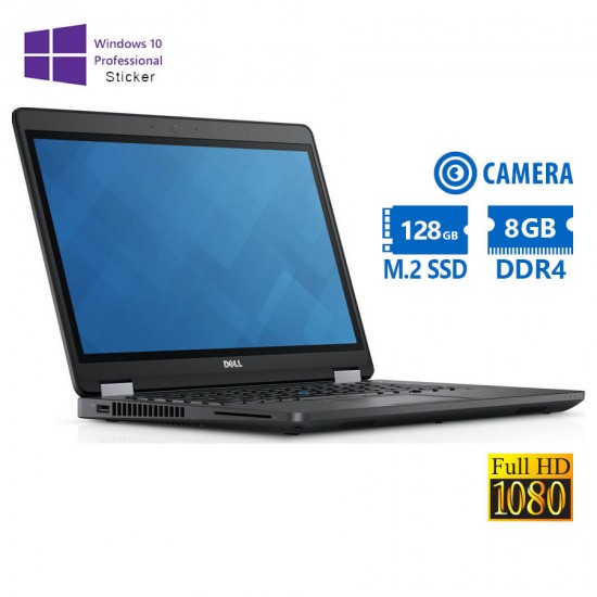 Dell Latitude E5570 i5-6200U/15.6\\&quot;FHD/8GB DDR4/128GB M.2 SSD/No ODD/Camera/10P Grade A Refurbished L