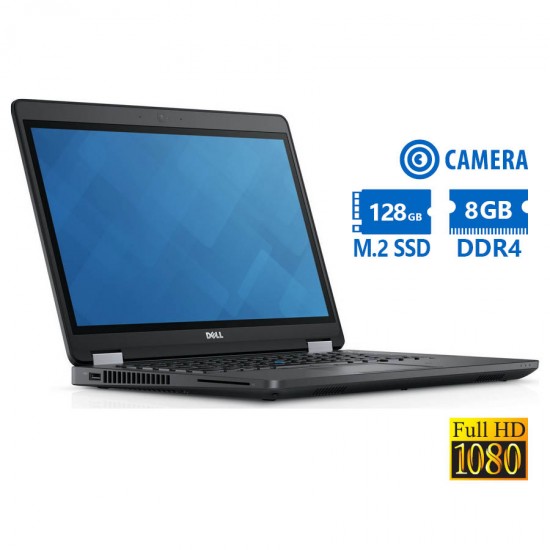 Dell (A-) Latitude E5570 i5-6200U/15.6\\&quot;FHD/8GB DDR4/128GB M.2 SSD/No ODD/Camera/8P Grade A- Refurbis