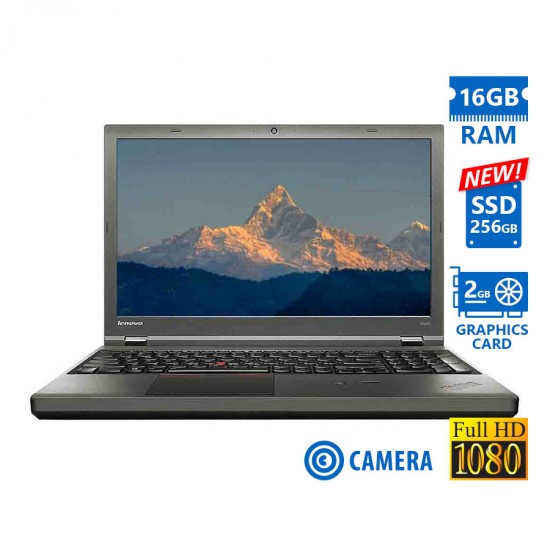 Lenovo ThinkPad W540 i7-4810MQ/15.6\\&quot;FHD/16GB DDR3/256GB SSD New/DVD/Nvidia 2GB/Camera/8P Grade A Ref