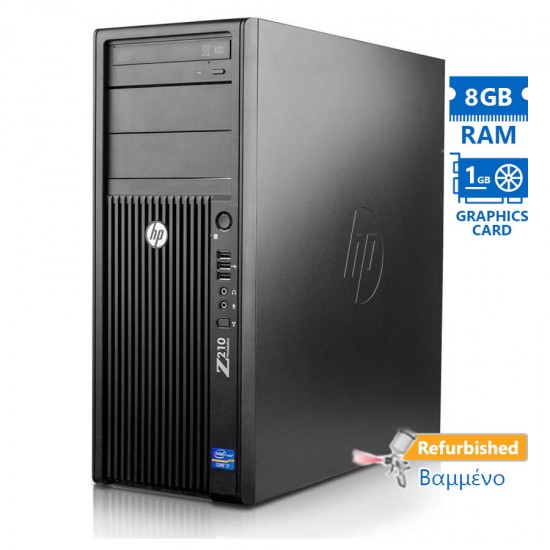 HP Z210 Tower i7-2600/8GB DDR3/1TB/Nvidia 1GB/DVD/7P Grade A+Workstation Refurbised PC