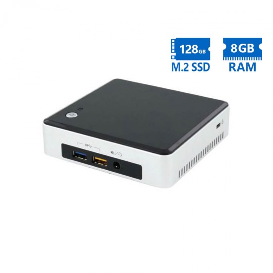 Intel NUC5i5RYK i5-5250U/8GB DDR3/128GB M.2 SSD/No ODD/7P Grade A Refurbished PC