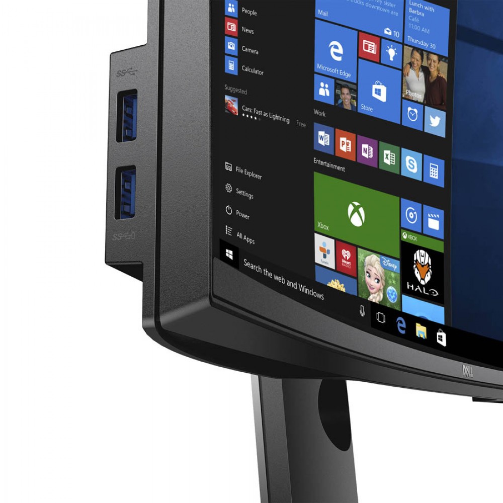 Used Monitor UltraSharp U3417W Curved/Dell/34``UW-QHD/3440x1440/Black/w/Speakers/DP &amp; mini DP &amp; 2xHD