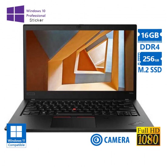 Lenovo ThinkPad T495s Ryzen 5 Pro 3500U/14\\&quot;FHD/16GB DDR4/256GB M.2 SSD/w/ Radeon Vega Mobile Gfx 2.1