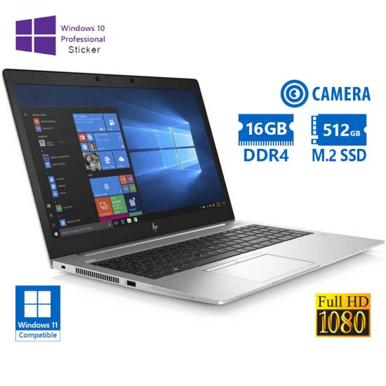 HP EliteBook 850 G6 i5-8365U/15.6\\&quot;FHD/16GB DDR4/512GB M.2 SSD/No ODD/Camera/10P Grade A Refurbished