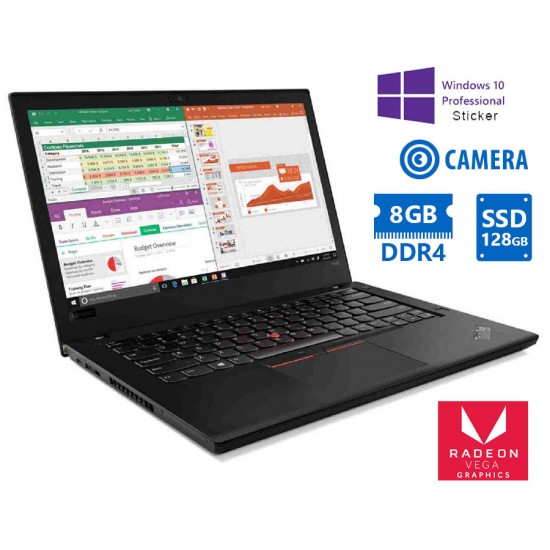 Lenovo (A-) ThinkPad A485 Ryzen 3 Pro 2300U/14”/8GB DDR4/128GB SSD/w/Radeon™ Vega 6 Graphics (6C@110