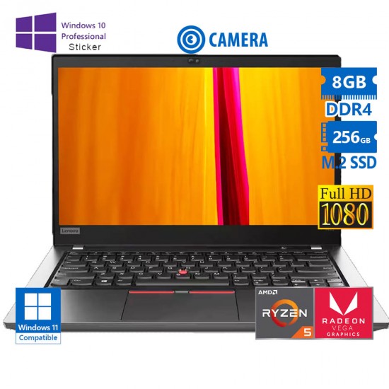 Lenovo (A-) ThinkPad T495 Ryzen 5 Pro 3500U/14``FHD/8GB DDR4/256GB M.2 SSD/w/Radeon™ Vega 8 Graphics