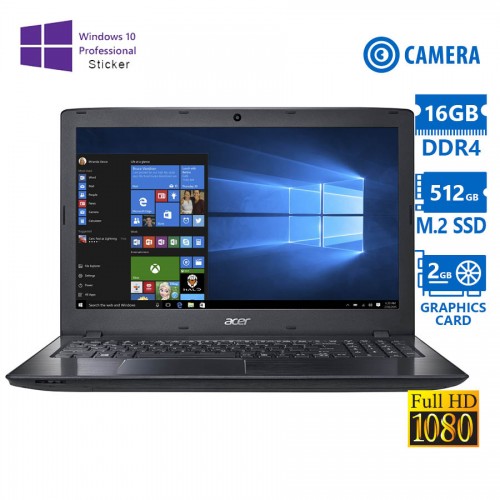 Acer (A-) TravelMate P449-G2-MG i7-7500U/14``FHD/16GB DDR4/512GB M.2 SSD/No ODD/Camera/Nvidia 2GB/10 Acer (A-) TravelMate P449-G2-MG i7-7500U/14``FHD/16GB DDR4/512GB M.2 SSD/No ODD/Camera/Nvidia 2GB/10