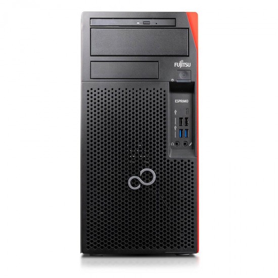 Fujitsu P758 Tower i5-8500/8GB DDR4/256GB M.2 SSD/DVD/10P Grade A+ Refurbished PC