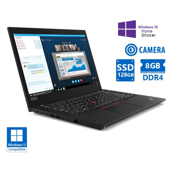 Lenovo ThinkPad L480 i5-8250U/14``/8GB DDR4/128GB SSD/No ODD/Camera/10H Grade A Refurbished Laptop