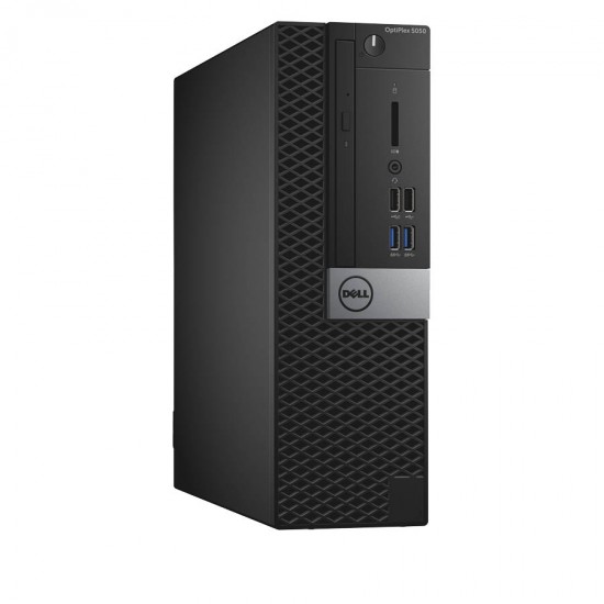 Dell 5050 SFF WiFi i5-7500/16GB DDR4/256GB M.2 SSD/No ODD/10P Grade A+ Refurbished PC