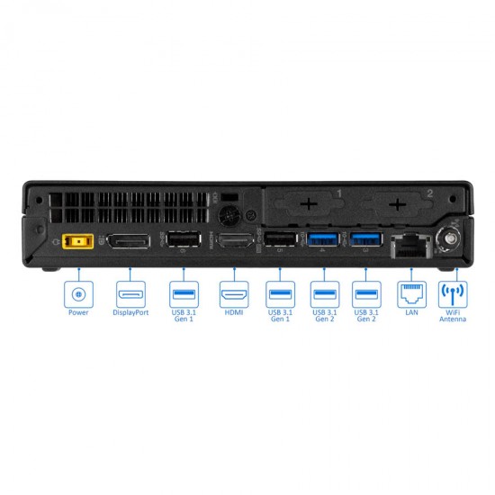 Lenovo ThinkCentre M920q Tiny i5-8500T/8GB DDR4/240GB SSD New/No ODD/10P Grade A Refurbished PC